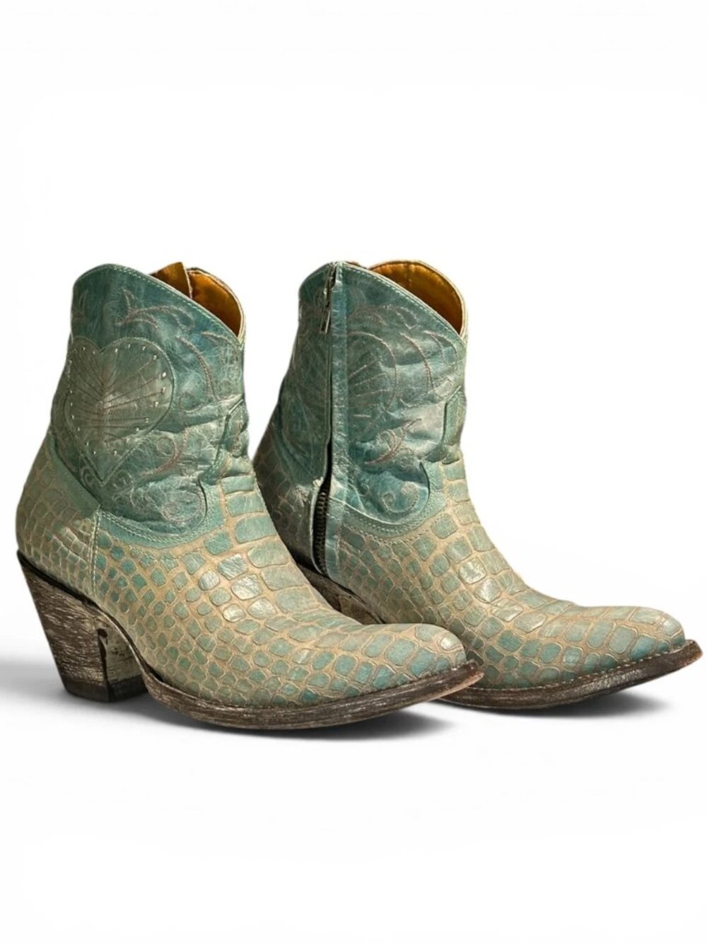Old Gringo Turquoise Cowboy Boots, 7
